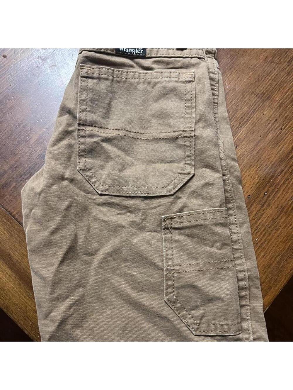 Wrangler Kid's Tan and Brown Trousers
